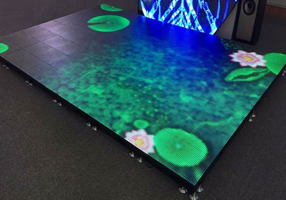 Высокое разрешение Внутренний / Внешний P4.81 Полный цвет LED танцевальный пол Фактор для барного мероприятия