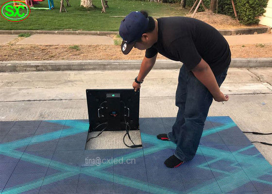 Светодиодная танцевальная панель для помещений, шаг пикселя 4,81 мм, 500x500 мм, водонепроницаемость IP65