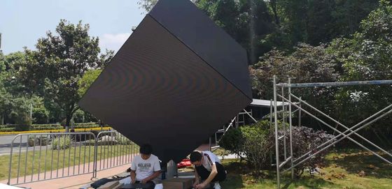 Внутренний Внешний 6 сторон Smd3535 2000nits Кубический LED видеостены P3.91mm Для DJ-сцене