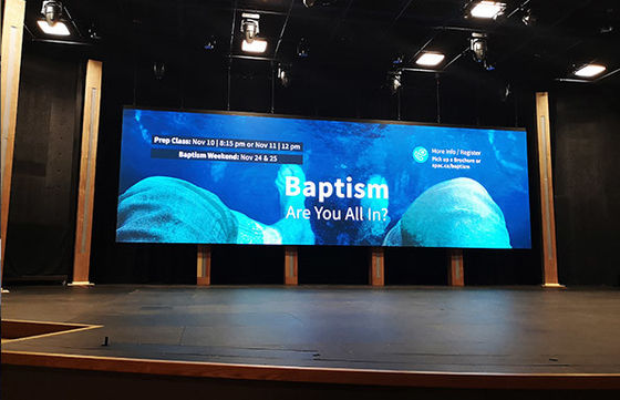 P2 Светодиодная панель для помещений с шагом 2 мм, 250000 пикселей/м², мощность 600 Вт