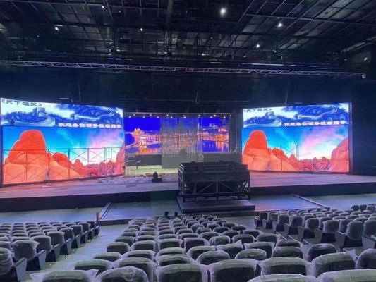 P3.91 Внутренний HD экраны с светодиодным экраном 64x64 точка матрица для аренды и висящей