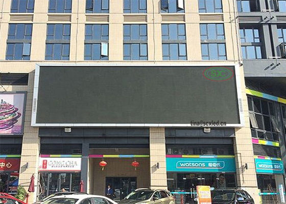 Подвешенная наружная полноцветная реклама LED Billboard P10 Shopping Market Видеостенка