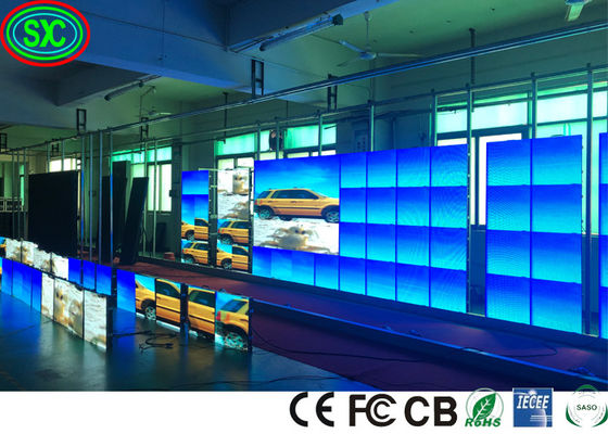 Хорошая цена IP34 1100cd/кв.м Светодиодный экран для сцены в помещении RGB полноцветный SMD2020 1R1G1B полноцветный светодиодный экран для помещений онлайн