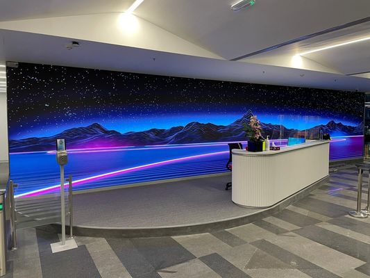 Стеклолистный алюминиевый светодиодный экран SMD2727 P4 полноцветный светодиодный видеодисплей Ultra Slim LED Screen