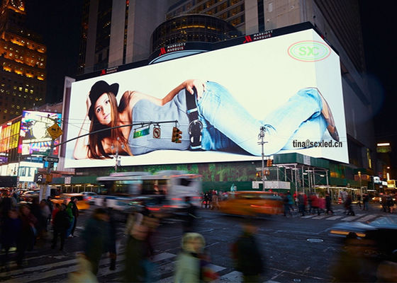 Китай Внешний полноцветный экран P10 Billboard Video Wall LED для коммерческой рекламы