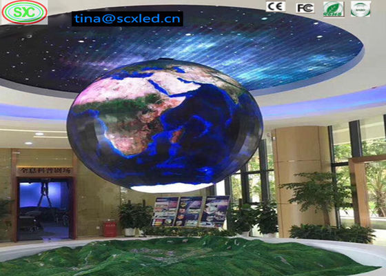 360° Внешний полный цвет Колонна Сфера LED Дисплей Экран Здание Биллборд