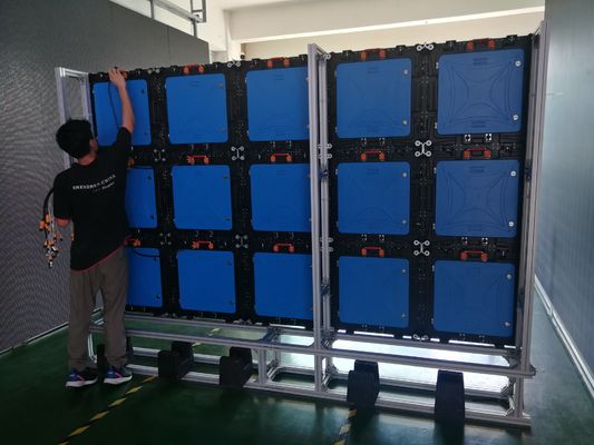 Хорошая цена Крытый P5 арендный экран цифрового дисплея экрана 640x640mm алюминиевый привел стену экрана СИД доски знака видео- онлайн
