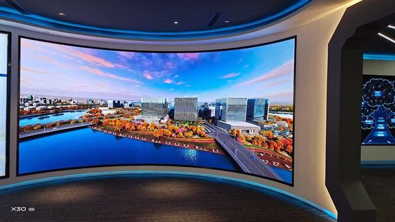 P4 Кривая светодиодная видеоэкран завеса Гибкий светодиодный дисплейный модуль полный цвет