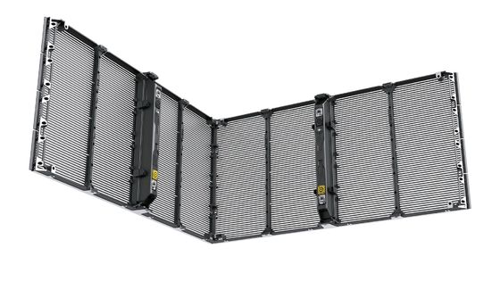 HD Full Color Video Рекламный светодиодный экран G3.91-7.82 Внутреннее окно Стекло Прозрачный светодиодный дисплей