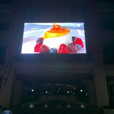 Легкий и наружный полноцветный светодиодный дисплей P10 для рекламы и мероприятий с простой структурой и высокой яркостью