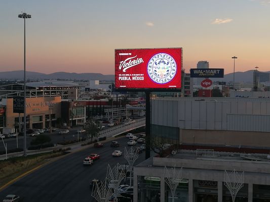 Наружный полноцветный светодиодный дисплей с углом обзора 120° и обработкой сигнала 10 или 14 бит P6 2020 6mm 27778 пикселей/м2