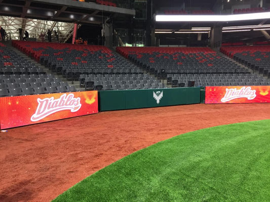 LED рекламные экраны для футбольного стадиона Большой светодиодный видеостенный щит