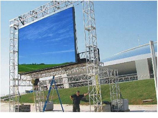 Уличный рекламный щит P3.91, яркость 5000 нит, размер 500*500 мм, светодиодный экран 1R1G1B