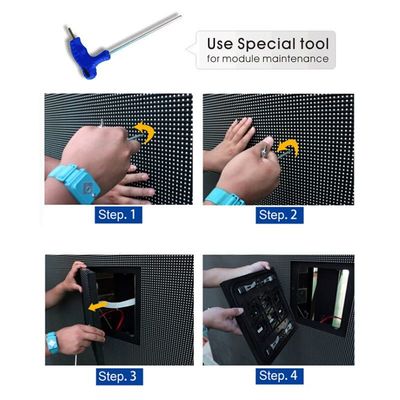 Хорошая цена переднее обслуживание RGB 3 в 1 цифровом экране дисплея P3.91 СИД на открытом воздухе рекламы онлайн