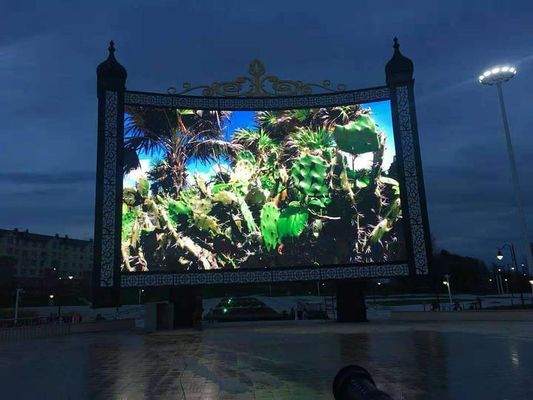Внешний p6 полноцветный светодиодный дисплей с высокой яркостью и широким углом обзора, подходящий для фиксированной или арендной установки