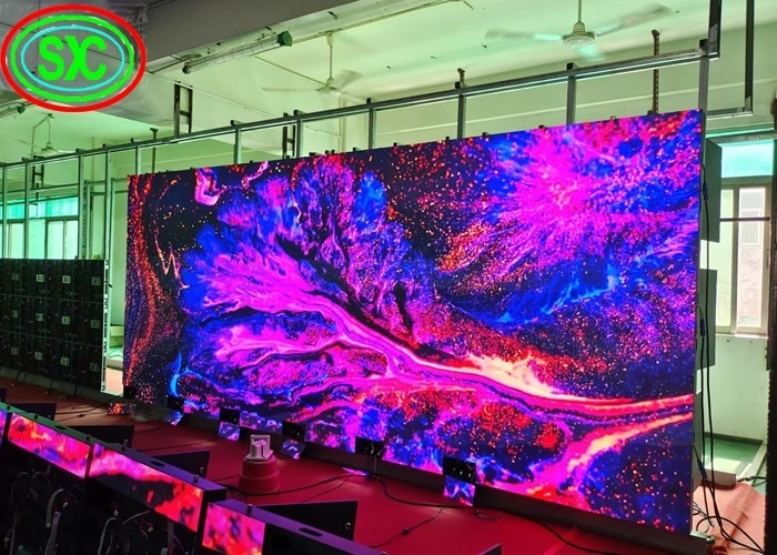 320*160mm Led Module GOB LED Display с размером шкафа 640*640MM и высокой яркостью 1500 бит