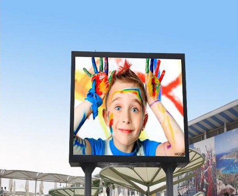 Железный шкаф P4 наружный светодиодный дисплей индивидуального размера 768ммx 768мм шкаф 1920Hz COB P0.9