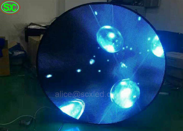 Крытые экраны СИД п 4 круглые острые видео- рекламируя с УЛ МБИ5124 ИК КЭ