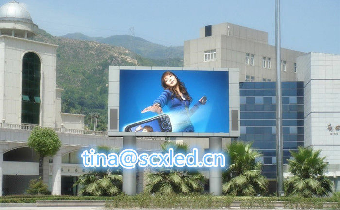 Уличный светодиодный экран P10, шаг пикселя 10 мм, яркость 5000 кд/м2