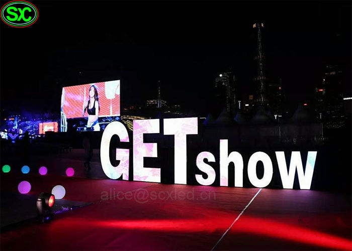 Супер тонким экран приведенный этапом Кинлигхт П3мм арендным гибким привел экраны для этапа