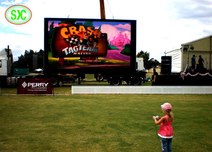 Полноцветный RGB IP65 водонепроницаемый светодиодный дисплей с индивидуальным размером для наружной рекламы