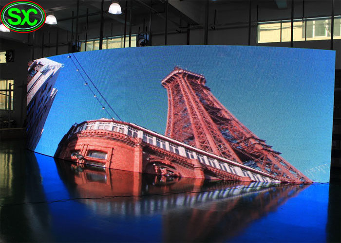 RGB Full Color P10mm TV Реклама на открытом воздухе Видео кривое светодиодное вывеска