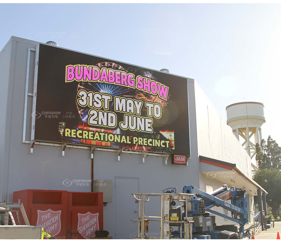 P10 Уличный полноцветный светодиодный дисплей, шаг пикселя 10 мм, IP65