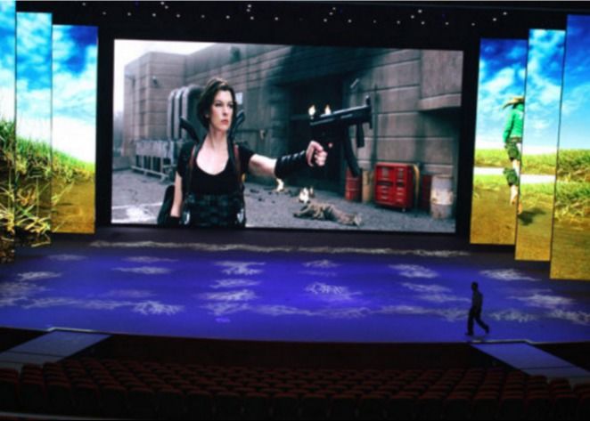 Внутренний передний и задний доступ Легкое обслуживание полноцветный P4 LED видеостенный экран