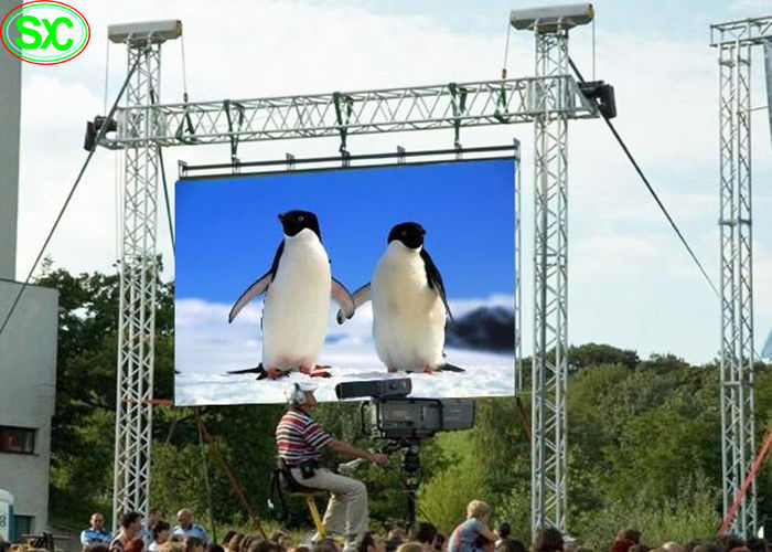 На открытом воздухе передвижное вися арендное табло СИД П10 водоустойчивое