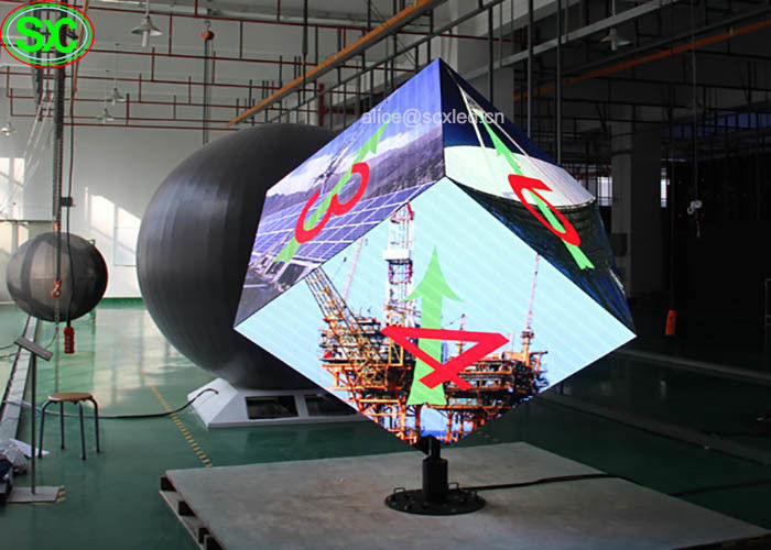 Гибкий ДДЖ ставит видео РГБ диско индикаторных панелей 3Д СИД П5 для будочки