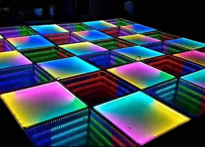 Наружный HD P6.25 SMD3528 Полный цвет LED танцевальный пол 1000ммx 500мм Коробка