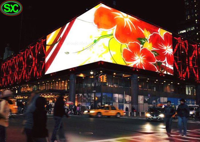 На открытом воздухе РГБ П10 делает стену водостойким дисплея СИД 90 цифров степени угловую