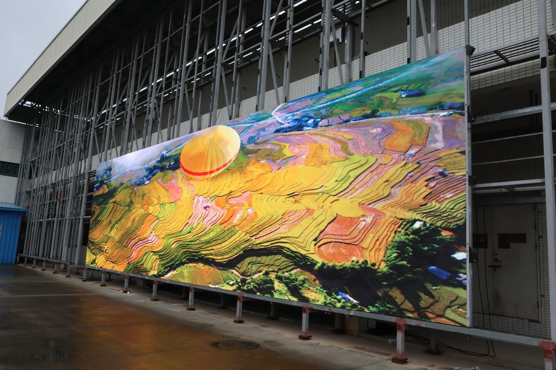 Высокая плотность пикселей GOB светодиодный дисплей для мероприятий Аренда вечеринки 427186 точки / кв.м 600 * 337,5 мм Размер шкафа