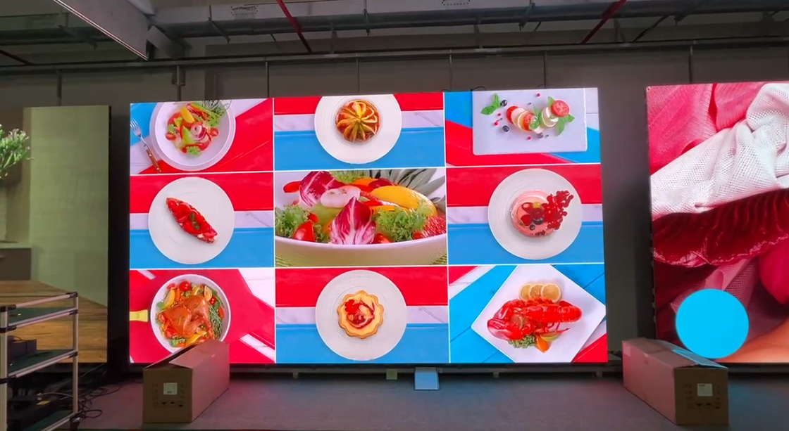 RGB P2.6 Indoor Die-casting Aluminum Full Color LED Display Rental 3840HZ HD Видеоэкран 250*250 мм