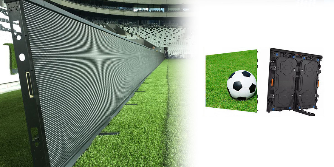 Высокая яркость ≥6500cd/m2 Stadium LED Display с частотой кадров 60 Hz и классом IP65