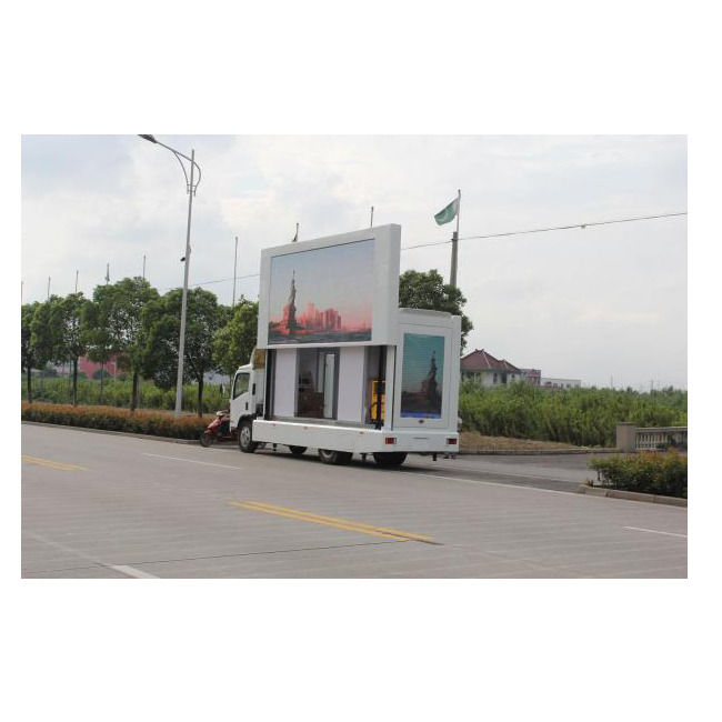 Компьютерный синхронный режим управления мобильным светодиодным экраном на грузовике SMD2727. Максимальная производительность для концертов