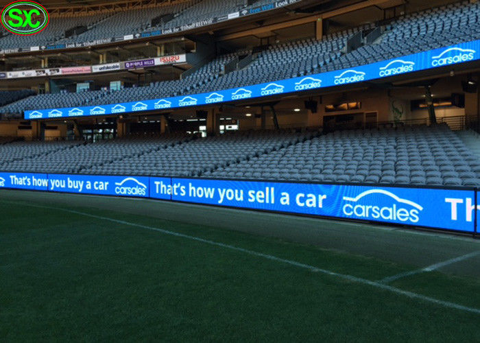 Внешний дисплей СИД футбольного стадиона периметра P8, периметр спорт привел дисплей