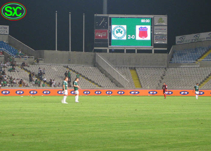 Дисплеи стадиона времени и вести счет на открытом воздухе рекламы П10 приведенные футболом