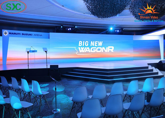 Реклама в помещении/на улице Изогнутый светодиодный экран IP34 Шаг пикселя 3,91 мм изогнутый светодиодный дисплей