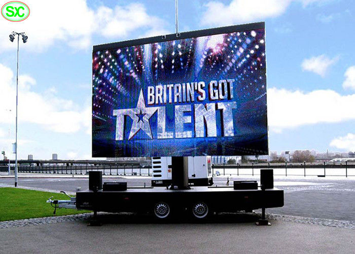 Реклама дисплея СИД тележки полного цвета П5 мобильная, экран СИД автомобиля 5 лет гарантии