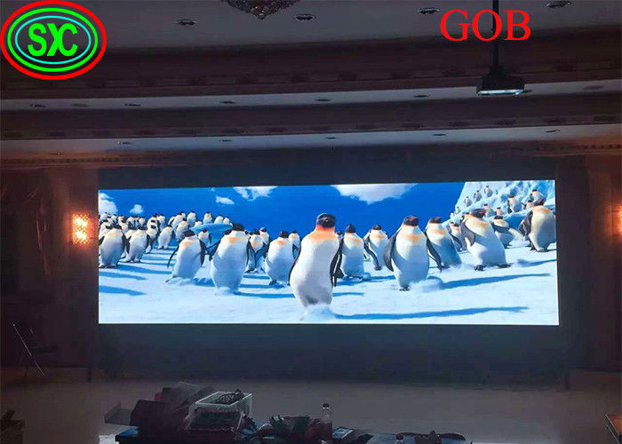 Фиксированный светодиодный дисплей видеостены с технологией GOB COB с сертификатами CE ROHS FCC CB