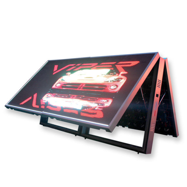 Двухсторонний светодиодный дисплей P6 6 мм Пиксель IP65 водонепроницаемый