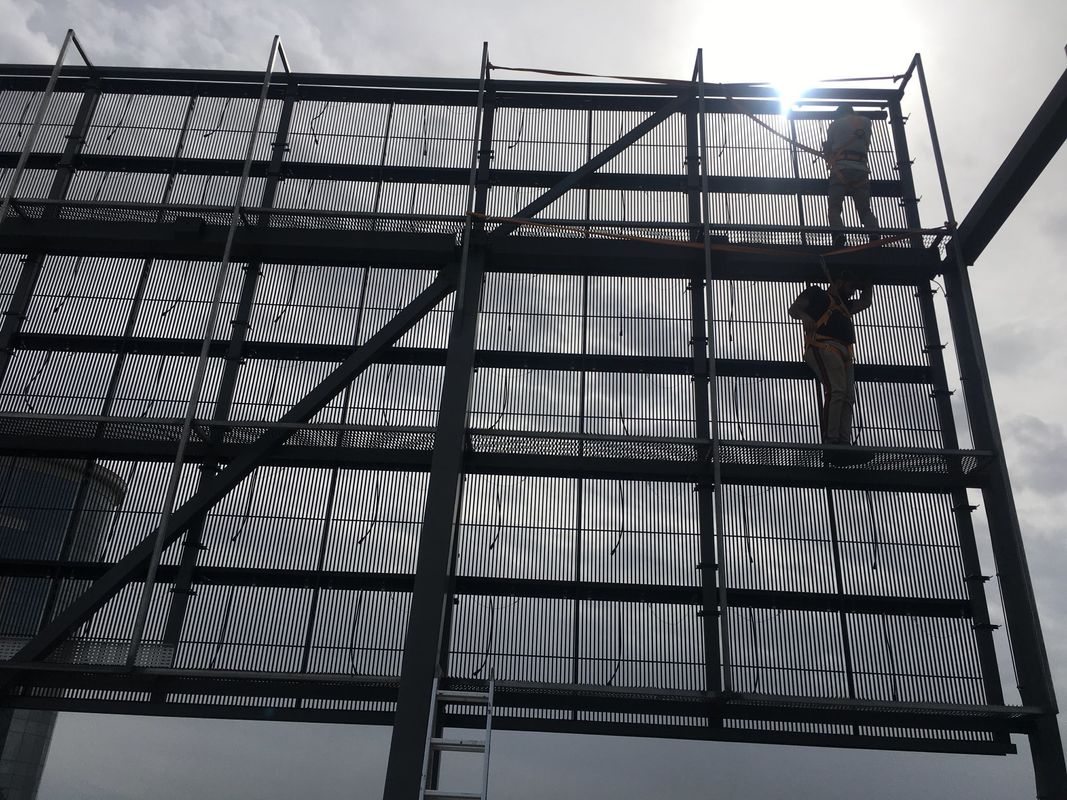 P3.91-7.82 Полный цвет Прозрачный светодиодный экран 1000x1000 мм Стеклянный дисплей