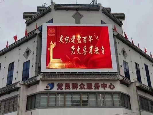 Хорошая цена Наружный стационарный светодиодный экран SMD P10 рекламный светодиодный экран светодиодная стена онлайн