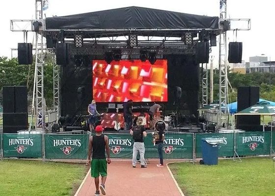 P10 Внешний светодиодный рекламный экран IP65 водонепроницаемый 5000cd/m2