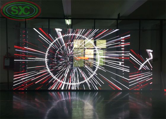 Алюминиевый шкаф Прозрачный светодиодный экран с IP43 водонепроницаемым и весом 6,2 кг