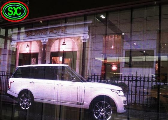 Легкий шкаф и модуль Прозрачный светодиодный экран для универсальных наружных приложений