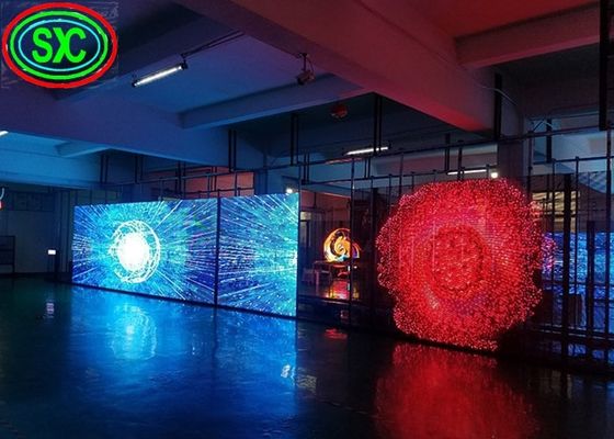 Хорошая цена Прозрачная форма приведенная плаката панели экрана дисплея окна стеклянная подгонянная П3.91 онлайн