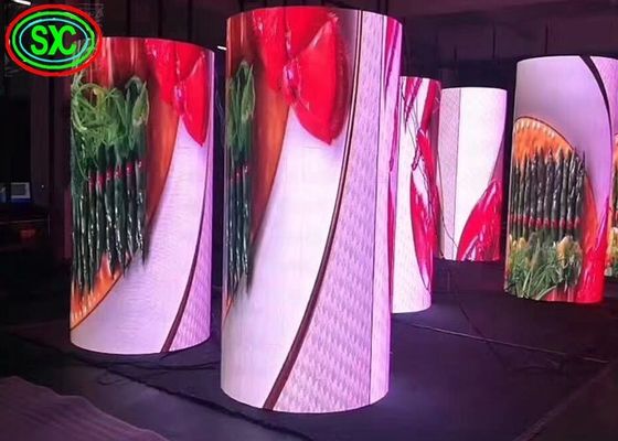 Хорошая цена Прочный гибкий гибкий пленочный набор светодиодный экран Рекламная видеостена SMD2525 1R1G1B Панель вывески COB онлайн