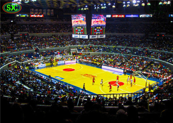 Дисплей СИД P10 футбольного стадиона SMD 1R1G1B большой для рекламировать